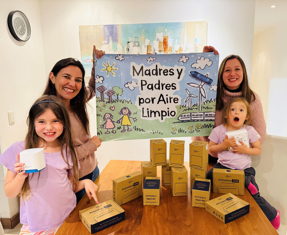 Community partners with air quality monitors